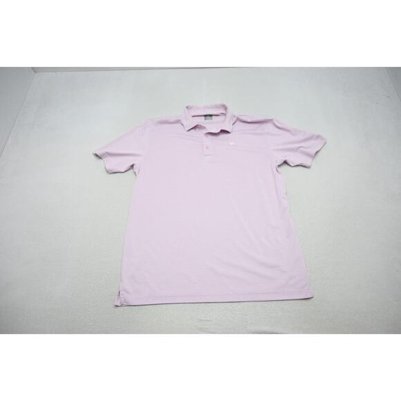 Callaway Golf Polo Opti Dri Striped Short Sleeve Athletic Shirt Mens Sz Large - Picture 5 of 8